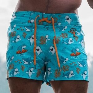 Tucann Swimming Trunks with Built-in Compression Liner, Anti Chafing Liner.